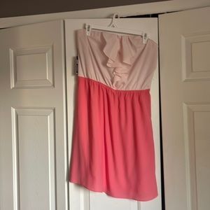 Express pink short dress